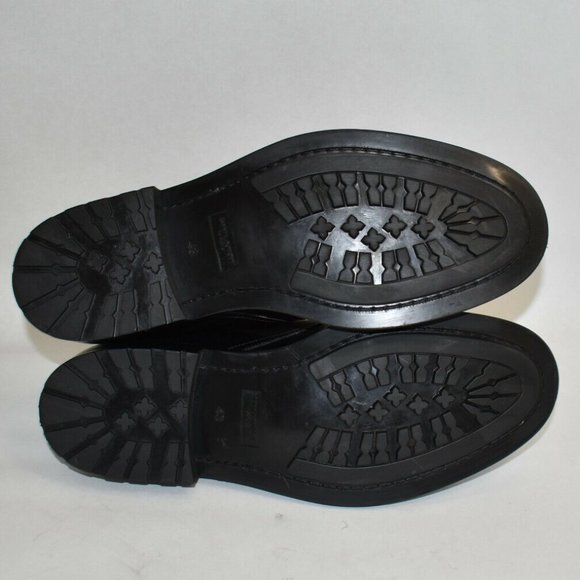 New! Saint Laurent Army Laced Plain Toe Boot Black Leather Size 43 EU 10 US - Picture 10 of 11